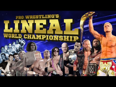 The Epic History of Pro Wrestling's Lineal World Heavyweight Championship