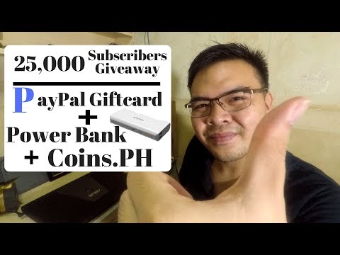 ( DONE - TAPUS NAPO)Christmas + 25,000 Subscribers GIVEAWAY PAYPAL GIFTCARDS , ROMOSS POWER BANK Video