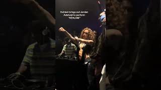 Kehlani bringing out Jordan Adetunji to play Kehlani 😮 #rnb #shorts