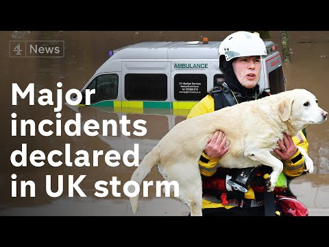 Storm Dennis: Record number of flood warnings declared in England