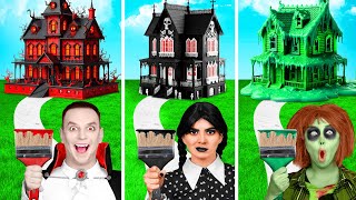 One Colored House Challenge | Crazy Challenge by BaRaFun