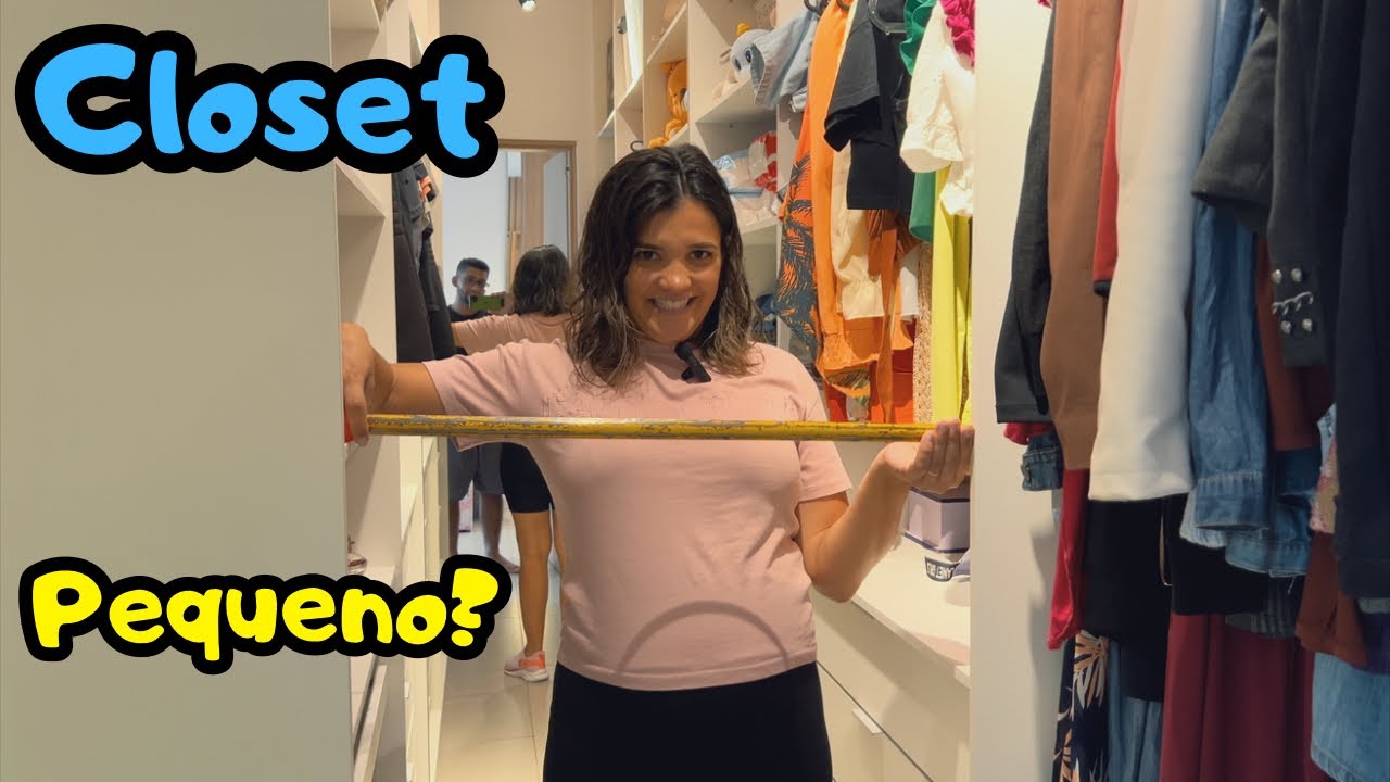 Tour pelo CLOSET com DICAS! #arquitetura