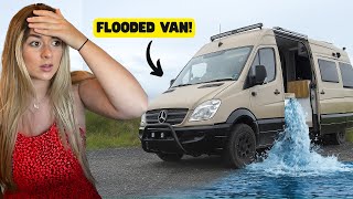 Van Life Europe Gone Wrong! Our Campervan FLOODED For The Second Time