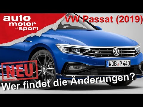 Neu: Volkswagen Passat 2019: Wer findet die Änderungen? | Review | auto motor und sport