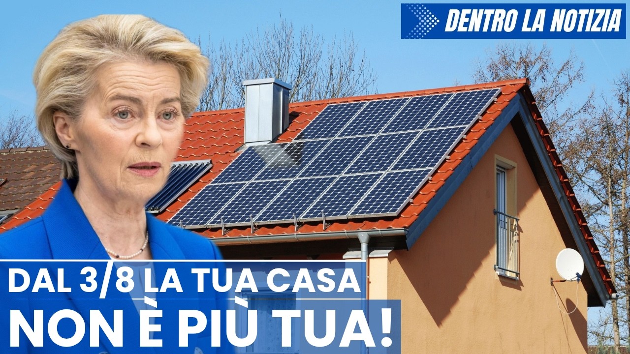 GRAVISSIMO 3/8/26 entra in vigore decreto che attua direttiva Ue RED III: la tua casa non è più tua!