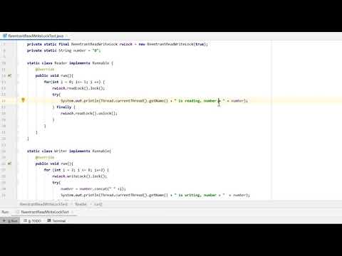 Java Reentrantreadwritelock Example