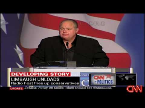 Limbaugh's 'angry' speech