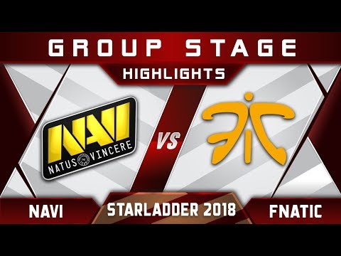 NaVi vs Fnatic [EPIC] Starladder 2018 ImbaTV Minor Highlights Dota 2