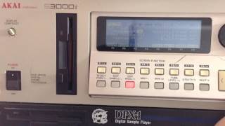 Video thumbnail for How to Load samples in Akai S 3000i and how to sound cut sample kit by Dziam Bass