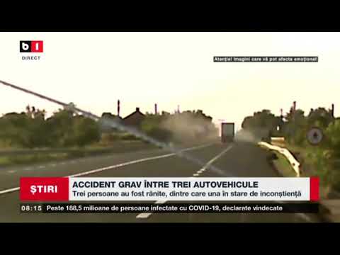 BACAU - TREI AUTOTURISME S-AU CIOCNIT_Stiri B1_20 august 2021