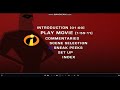 The Incredibles Full Screen Version 2005 DVD Menu Walkthrough