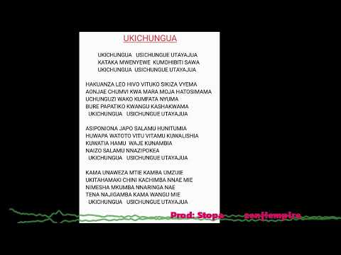UKICHUNGUA OFFICIAL INSTRUMENT