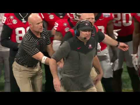 Kirby Smart calls the smartest timeout of his life & Georgia scores WIDE OPEN TD