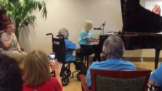 JAX Sings "I Want to Hold Your Hand" With Claire at the Jewish Home