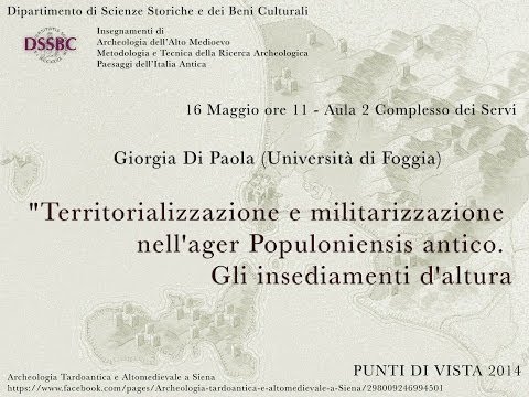 , title : 'Territorializzazione e militarizzazione nell'ager Populoniensis antico - G. Di Paola'