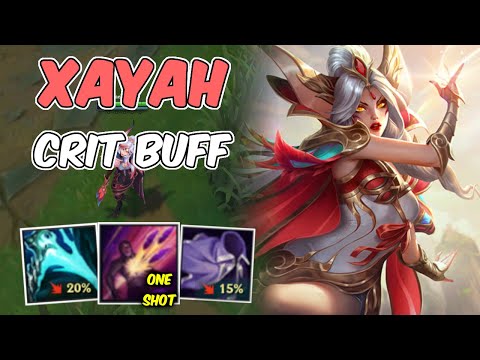 Stomping on Enemies With Xayah New Buffs - Educational Xayah gameplay