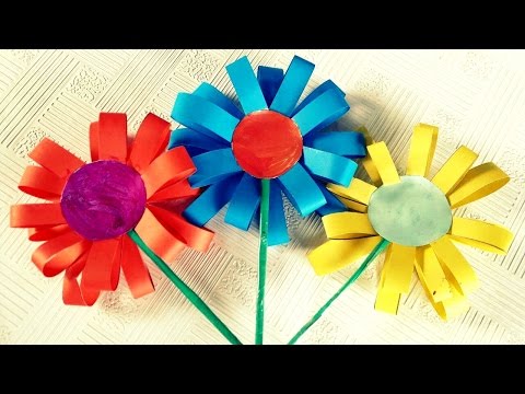 How to Make Paper Flowers For Kids