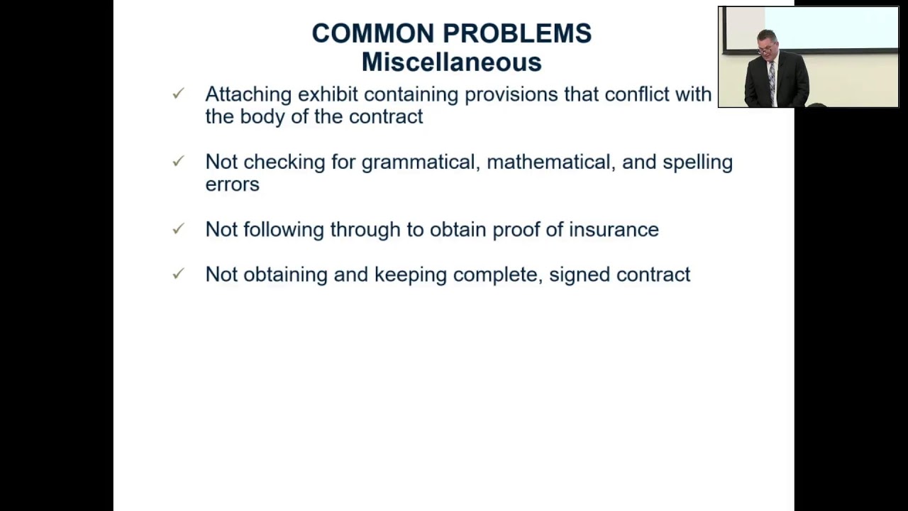 Agency-Wide Contracts Workshop