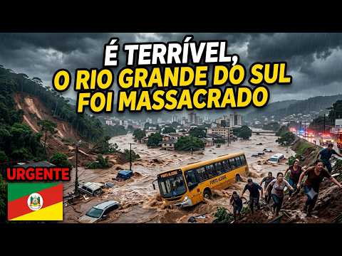 CATASTRÓFICO: DEVASTAÇÃO NO RIO GRANDE DO SUL, IMAGENS INSANAS!