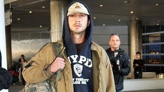 Shia LaBeouf arrived at LAX airport from Berlin! | Feb 2014