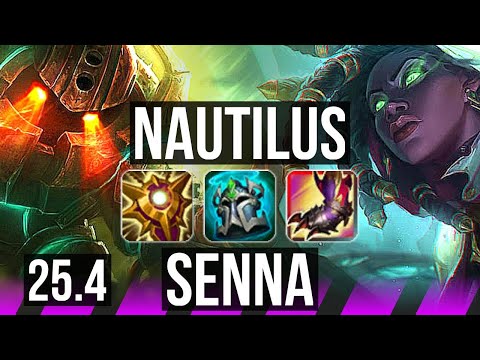 NAUTILUS & Zeri vs SENNA & Kog'Maw (SUP) | EUW Challenger | 25.4