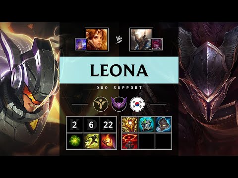 Leona Support vs Pantheon - KR Master Patch 25.21