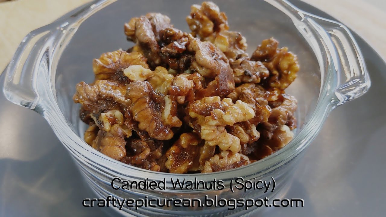 Spicy Candied Walnuts | Recipe