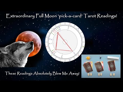 THE Most Powerful FULL MOON Pick-a Card TAROT READINGS I have Ever Done!!  This Blew Me Away!!