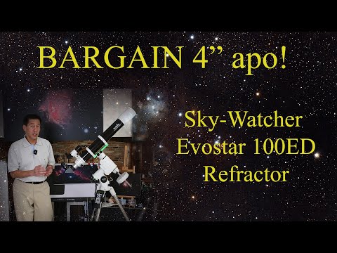 A bargain 4" apo! The Sky-Watcher Evostar 100ED refractor.