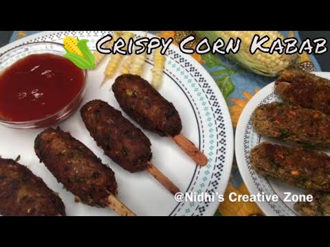 Crispy Corn Kababs | Corn Seek kabab
