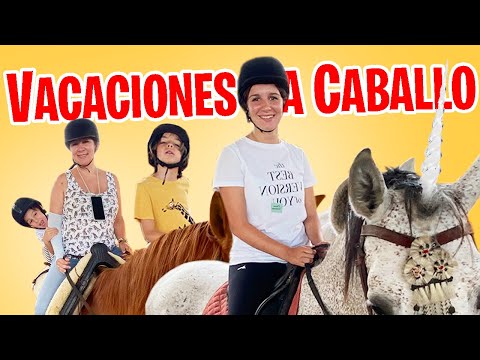 MONTAMOS a CABALLO en FAMILIA y NO le salió muy bien a LINDA // Que hacer en vacaciones