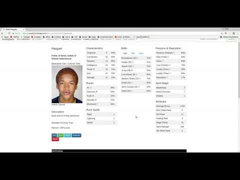 Runequest in Glorantha Character App - Episode 4 - Editing Characters