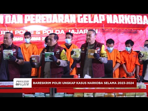 PRESISI UPDATE: BARESKRIM POLRI KONPERS SATGAS P3GN SOAL PENGEDAR NARKOBA DITANGKAP 14/03/2024 10.00