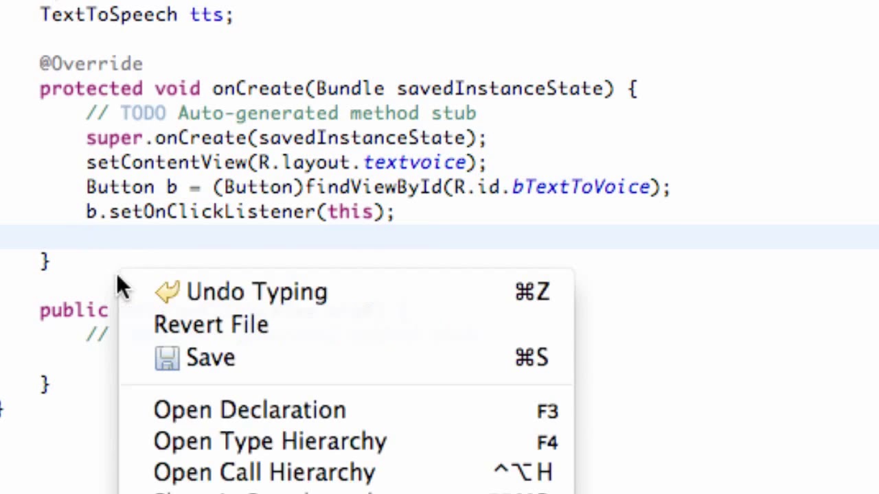 Android Developing Applications Tutorial 187 Text to Speech
