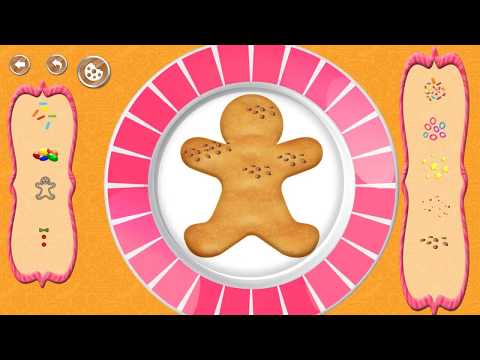 Ginger Bread Man Cookie Maker Bakery Chef Video