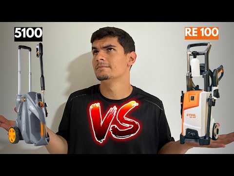 Qual melhor? Wap 5100 Turbo ou Stihl RE 100 | Lavadora de alta pressão Profissional Wap vs Stihl