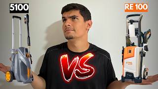 Qual melhor? Wap 5100 Turbo ou Stihl RE 100 | Lavadora de alta pressão Profissional Wap vs Stihl