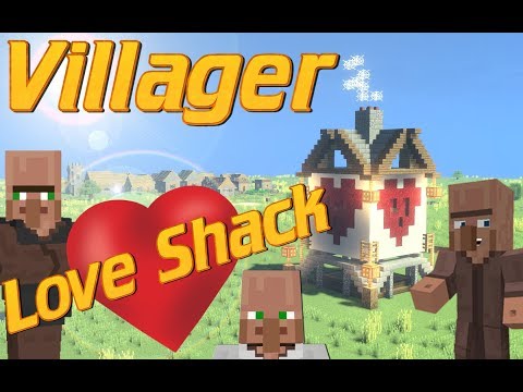 Minecraft: How to make a Villager Breeder LOVE SHACK | Minecraft Collaboration with Frilioth