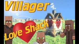 Minecraft: How to make a Villager Breeder LOVE SHACK | Minecraft Collaboration with Frilioth