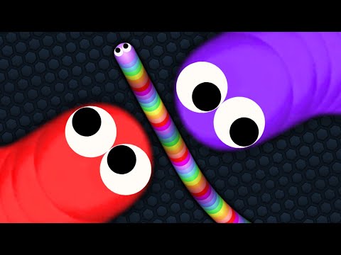 Slither.io Best Tiny Snake vs Giant Noob Snakes - Epic Slitherio Gameplay