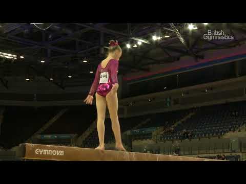 Sofia Micallef - Beam - 2018 British Gymnastics Championships - WAG Espoir AA Sub 2