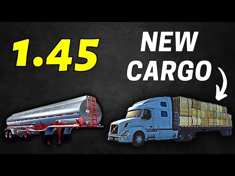 New Trailer & Cargo: Update 1.45 & Texas Additions | Fuel Tanker & Cardboard Bales | ATS Texas News
