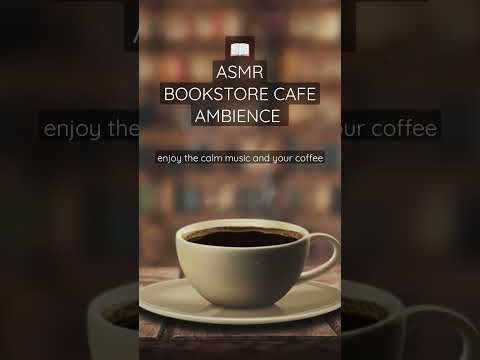 Livraria Café: Soft Jazz, Ambiente de Biblioteca, Viragem de Páginas, Sons de Escrita, Ruído de Fundo ASMR