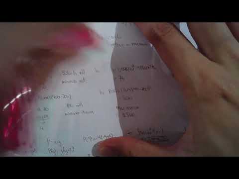 MCR3U 1.10a Chapter 1 Review Homework Solutions