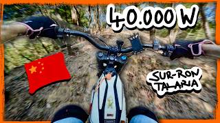 Off-Road Trails on Electric Dirtbikes in China with @official.electricdreams are Crazy!
