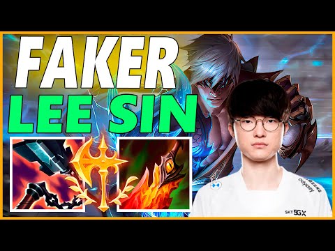 ⚡FAKER LEE SIN JUNGLE GAMEPLAY⚡SEASON 12 LEAGUE OF LEGENDS