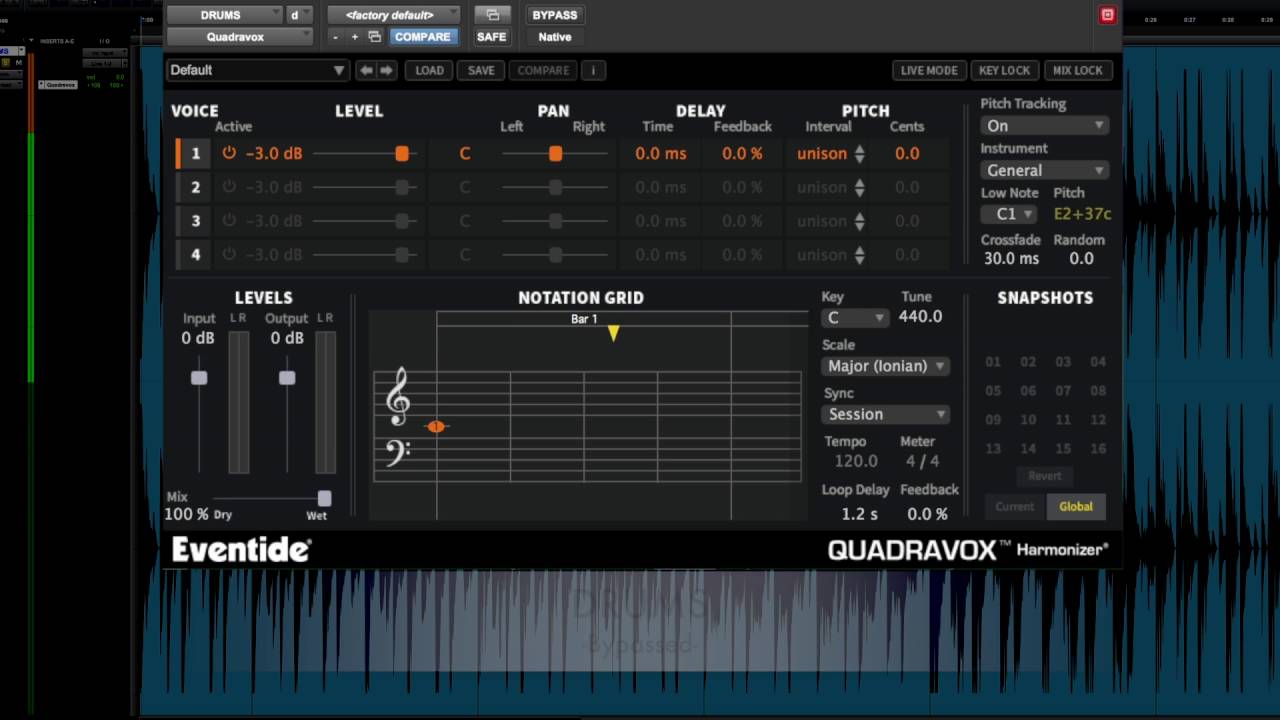 Quadravox Plug-in Presets Demo - Vocals, Synth, Drums, Sax - YouTube