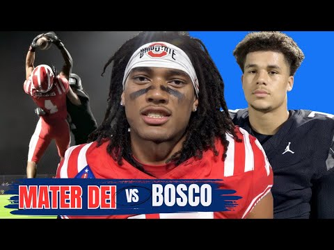 😱🔥 Mater Dei vs #1 St. John Bosco | Came Down to the Final Play 🎥 THE RIVALRY THAT NEVER MISSES!!