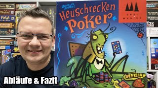 Heuschrecken Poker (Drei Magier) - Kartenspiel in kleiner Box - hoher Spaßfaktor - ab 8 Jahren