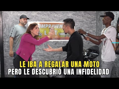 He was going to give her a motorcycle, but he discovered she was unfaithful.